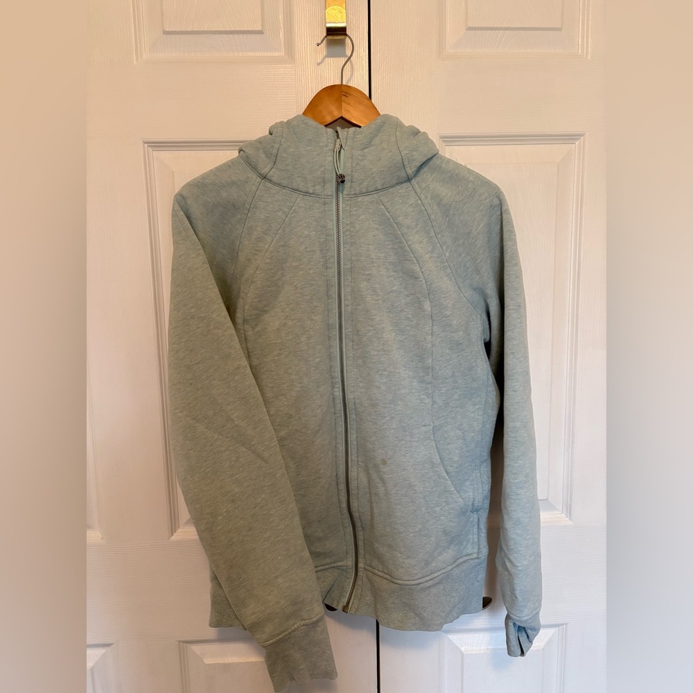 Lululemon Athletica Mint Green Zip-Up Hoodie
